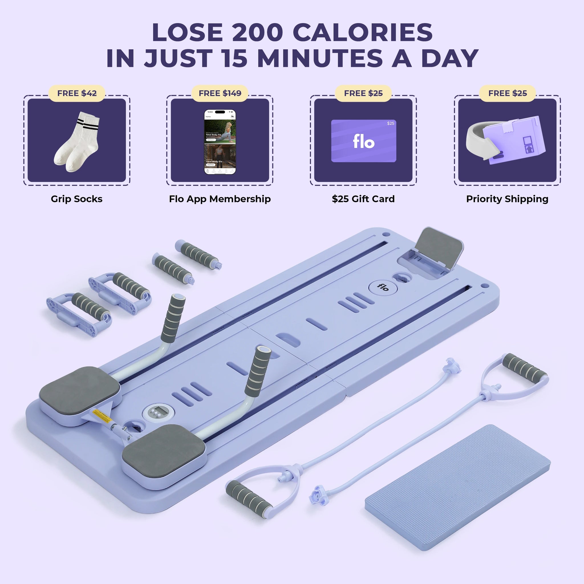 Portable Pilates Reformer | Foldable Pilates Reformer | Flo Pilates
