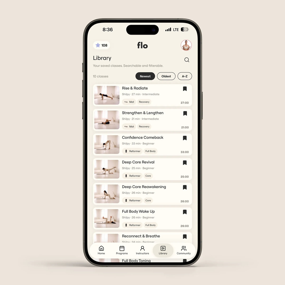 Pilates App Subscription