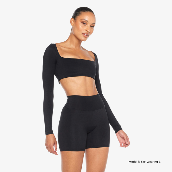 Scoop Long Sleeve Crop