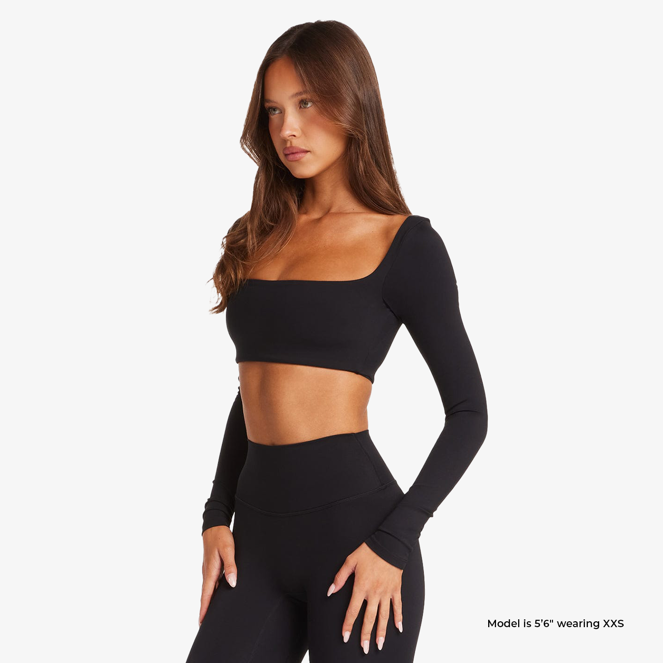 Scoop Long Sleeve Crop
