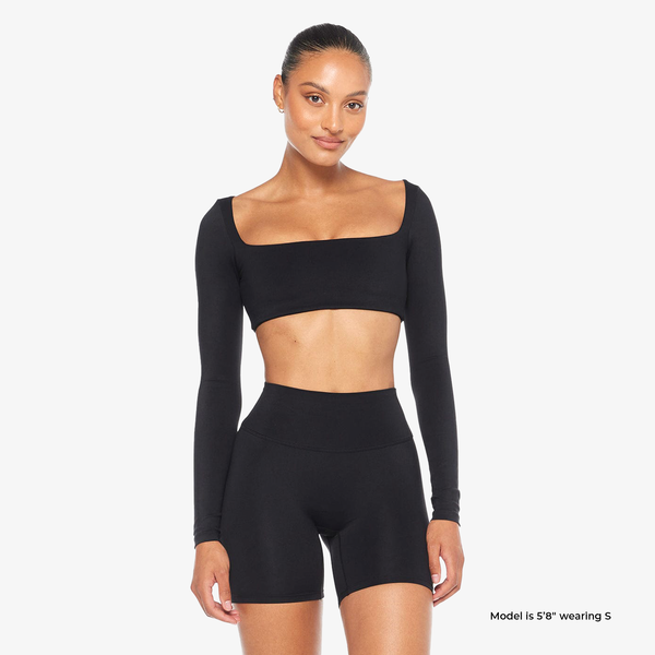 Scoop Long Sleeve Crop