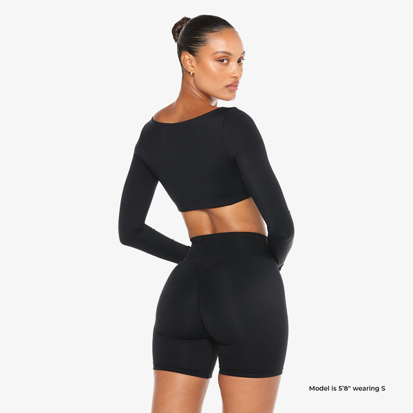Scoop Long Sleeve Crop