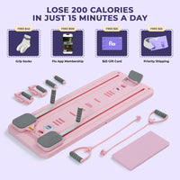TODO Reformer Pilates Pliable - Avec Jump Board, 4 Ressorts TODO Reformer Pilates Pliable - Avec Jump Board, 4 Ressorts