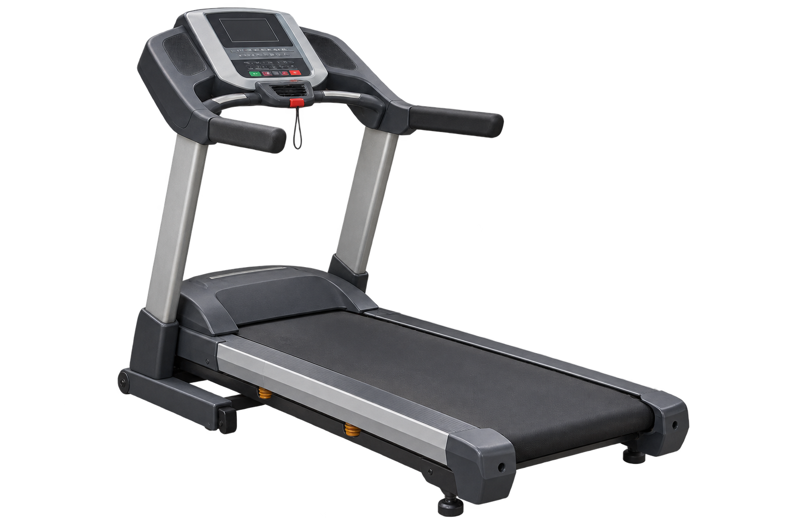 Bulky old-fashioned home treadmill